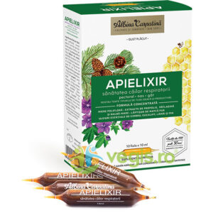 Apielixir Sanatatea Cailor Respiratorii 10 fiole x 10ml