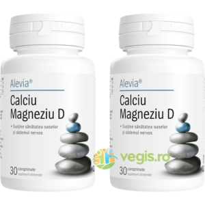 Pachet Calciu Magneziu Vitamina D 30cpr+30cpr