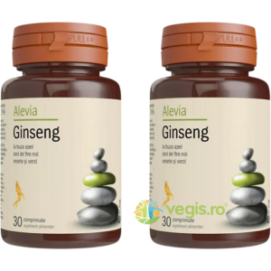 Pachet Ginseng 50mg 30cpr+30cpr