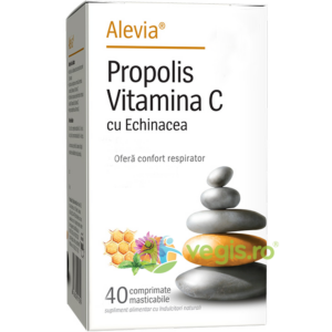 Propolis Vitamina C cu Echinacea 40cpr