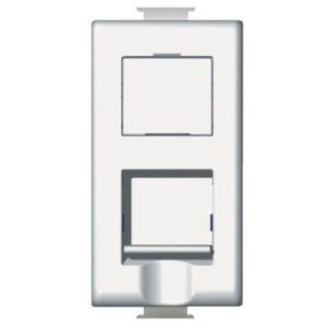 Priza date RJ45 CAT5E 1M Matix Bticino AM5979C5E, alb