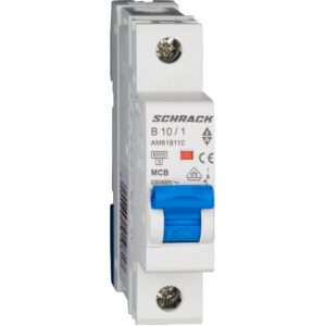 Siguranta automata AMPARO 1P 10A, curba B, 6kA Schrack AM618110