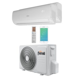 Aparat aer conditionat multisplit Ferroli Giada M 18-2 1 x unitate externa 18000 BTU 2 x unitati interne 9000 BTU A ++ Wi-Fi
