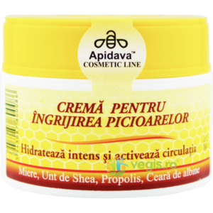 Crema pentru Ingrijirea Picioarelor cu Unt de Shea, Propolis si Ceara de Albine 50ml