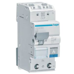 Dispozitiv de detectare a defectelor de arc electric AFDD, 1P+N, 25A, curba B, tip A, 6kA Hager ARC925D