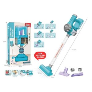 Aspirator vertical de jucarie pentru copii, cu capete multiple, design realist, 53,5 cm
