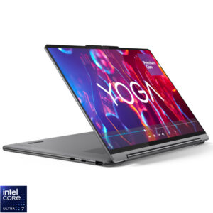 Laptop Lenovo 14'' Yoga 9 2-in-1 14ILL10, 2.8K OLED 120Hz Touch, Procesor Intel® Core™ Ultra 7 258V (12M Cache, up to 4.80 GHz), 32GB LPDDR5X, 1TB SSD, Intel Arc 140V, Win 11 Pro, Luna Grey, 3Yr Onsite Premium Care