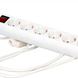 Priza cu prelungitor, 6 prize, 3m, Spacer Defender 'PP-6-30'