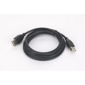 Cablu de date prelungitor USB2.0 A tata la USB A mama, calitate premium, lungime cablu: 3m, bulk, Negru, GEMBIRD (CCP-USB2-AMAF-10)