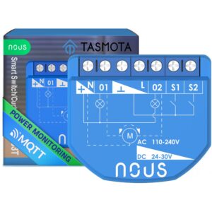 Releu wireless Nous B3T PM, 16A, Tasmota, Matter, Monitorizare energie,(2 canale cu PM) / Modul cortina (1 canal) (ESP32) / 5905072800525