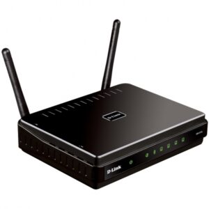 Router 4 port-uri wireless. N300, Fast Ethernet, D-Link (DIR-615)