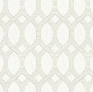 Tapet geometric gri deschis cu alb Delen cod Z72035