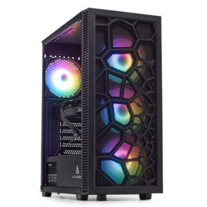 PC Gaming ZMEU Legendar Ultimate, Intel i5-12400F 2.5GHz, 32GB DDR5, 1TB SSD, RX 7600 8GB GDDR6, Iluminare RGB