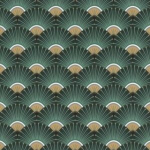 Tapet superlavabil Rasch model geometric coada de paun cod 637618