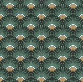 Tapet superlavabil Rasch model geometric coada de paun cod 637618