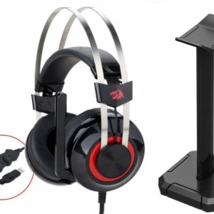 Casti Gaming Redragon Talos cu stand Spectre