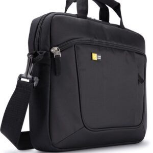Geanta ultrabook 14.1' Case Logic, buzunar interior 10.1', buzunar frontal, poliester, black 'AUA314K'