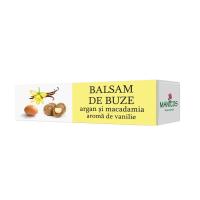 Balsam buze argan,macadamia si vanilie  4.8gr MANICOS