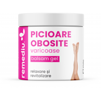 Balsam gel pentru picioare obosite si varicoase 250gr REMEDIU