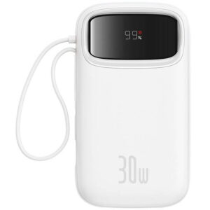 Powerbank Baseus QPow 2 20000mAh 30W 2xUSB-C (white)