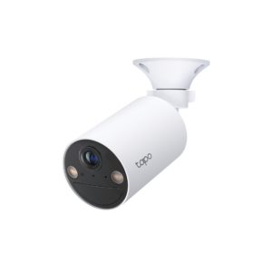 CAMERA IP Exterior cu acumulatori TP-LINK, IP66, dist. IR 15 m, tip lentila fixa 3.15 mm, 3 Mpx rezolutie 2K, RJ-45 + wireless, microfon, carcasa plastic, "Tapo C410" (timbru verde 0.8 lei)