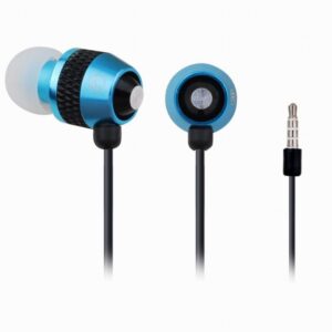 Casti  interne cu microfon - metal, blue, GEMBIRD 'MHS-EP-002'