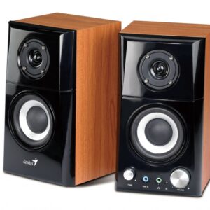 BOXE 2.0 GENIUS 'SP-HF500A', RMS: 7Wx2, black&cherry wood, jack casti, line in '31730905100' , BOXSP-HF500A (include timbru verde 1 leu)
