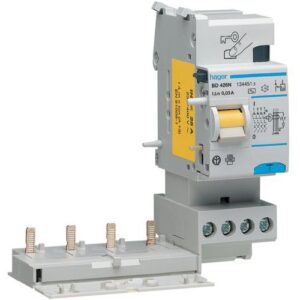Bloc diferential 4P 63A 30mA Hager BD464N