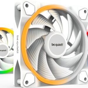 Ventilator be quiet! LIGHT WINGS White RGB 120mm PWM High-Speed Three Fan Pack