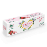 Bebe drag pasta de dinti cu argila si capsuni 50ml VIVA NATURA
