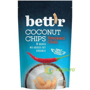 Chips-uri de Cocos cu Chilli Ecologice/Bio 70g
