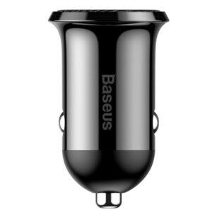 Incarcator auto 2XUSB 4.8A BASEUS - negru BRA010576