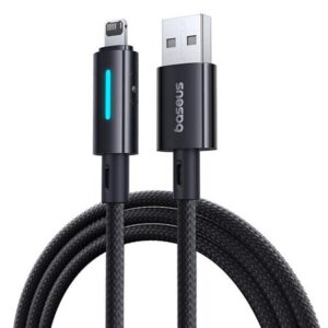 Cablu USB - lightning 2.4A 1M BASEUS - negru BRA014409