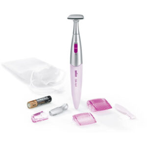 Epilator inghinal Braun FG-1100, 2 Capete, Baterie, Roz