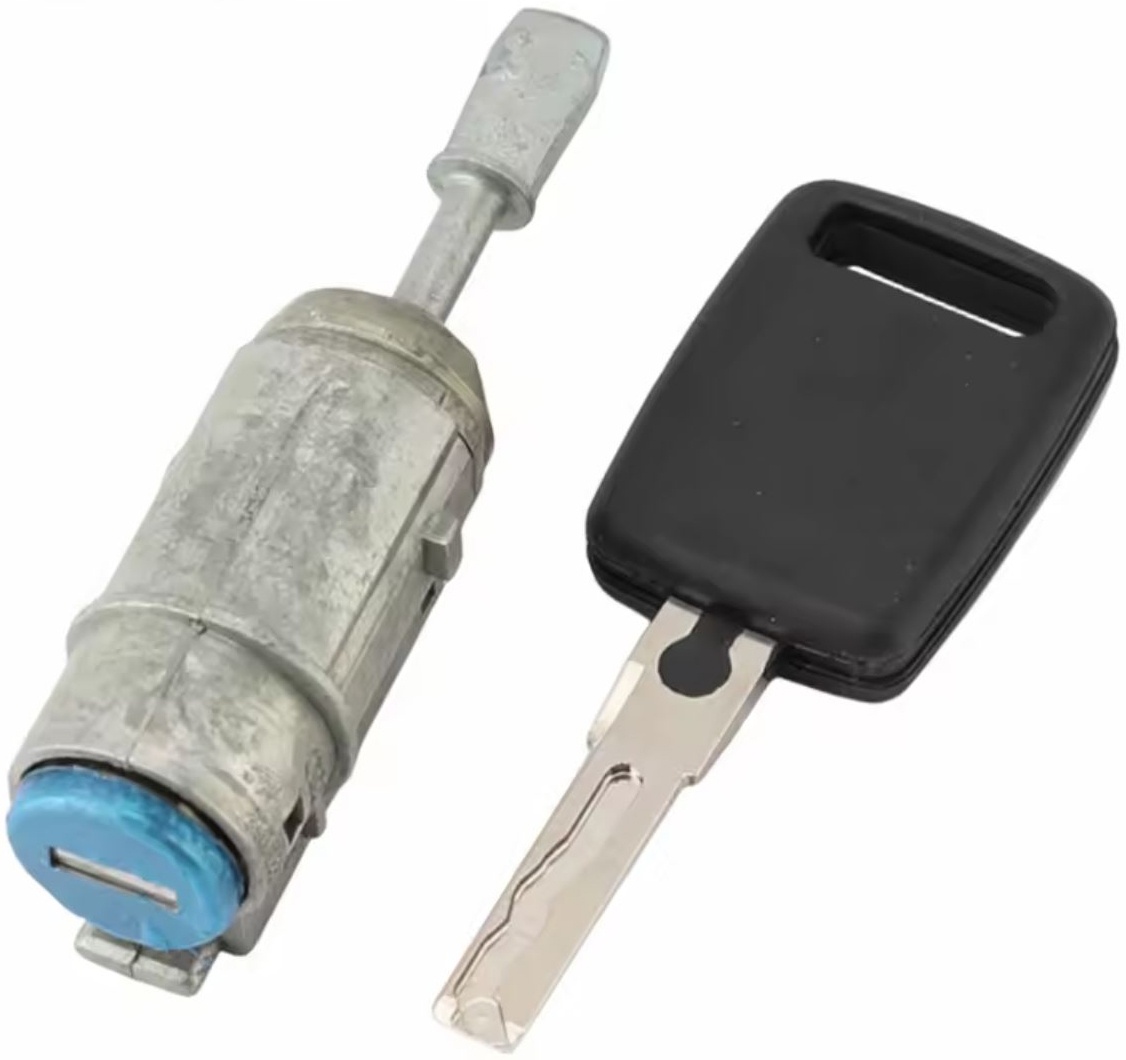 Butuc yala cilindru usa stanga fata cu cheie Techstar, compatibil Audi A6 C5 (1997–2005), cod OE 4B0837217 / 4B0837217A