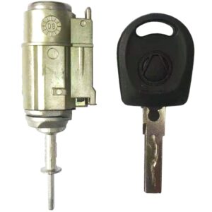 Butuc yala cilindru usa stanga fata cu cheie Techstar, compatibil Audi A6 C5 / Allroad / S6 (1997–2005), cod OE 4B1837063A (echiv. 4B1837063)