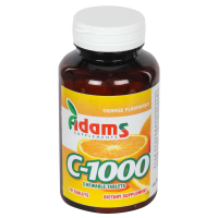 Vitamina C-1000 cu aroma de portocala 70tbl ADAMS SUPPLEMENTS