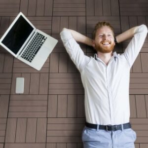 Dala WPC culoare cafeniu 30x30cm  DAL-CWPC 300x300