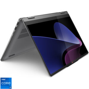Laptop Lenovo 14'' IdeaPad 5 2-in-1 14IRH9, WUXGA OLED Touch, Procesor Intel® Core™ i7-13620H (24M Cache, up to 4.90 GHz), 16GB LPDDR5X, 1TB SSD, Intel UHD, No OS, Luna Grey