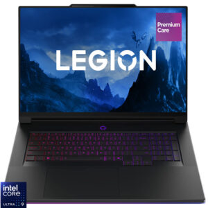 Laptop Lenovo Gaming 18'' Legion 9 18IAX10, WQUXGA IPS 240Hz, Procesor Intel® Core™ Ultra 9 275HX (36M Cache, up to 5.40 GHz), 192GB DDR5, 2TB + 2TB SSD, GeForce RTX 5080 16GB, No OS, Eclipse Black, 3Yr Onsite Premium Care