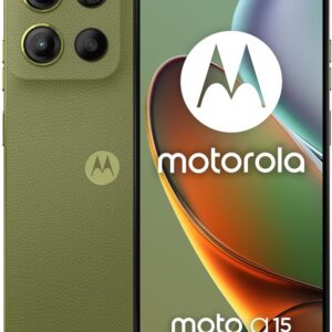 Smartphone Motorola Moto g15, 512GB, 8GB RAM, Dual SIM, 4G, Tri-Camera, Iguana Green