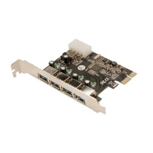 Card PCI-Express adaptor la 4 x USB 3.0, VIA, Logilink 'PC0057A'