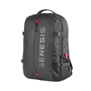 GENESIS Pallad 410. Backpack type: Rucksack, Product main colour: Black, Style: Urban. Width: 120 mm, Depth: 320 mm, Height: 440 mm. Package width: 360 mm, Package depth: 470 mm, Package height: 120 mm. Material: Polyester. Products per pallet: 120 ...