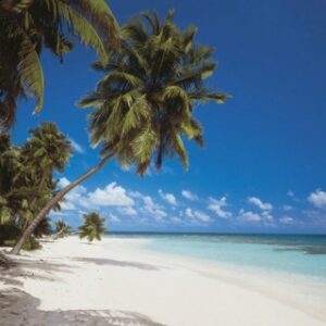 Fototapet Komar model Maldive hartie semilavabil cod 8-240 alb/albastru 368 X 254 cm 8 piese