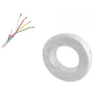 Cablu alarma 4 fire multifilare ecranate + fir masa cupru integral 4x0,22 mm TED Wire Expert A0115369