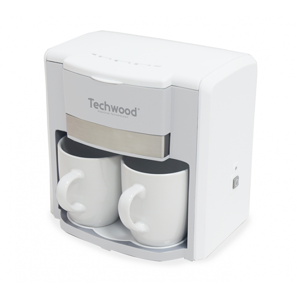 Cafetiera DUO Techwood TCA-202, 0.6L, 2 cani ceramice