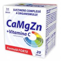 Calciu, magneziu, zinc + vitamina c forte 20plicuri ZDROVIT