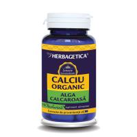 Calciu organic alga calcaroasa 60cps HERBAGETICA