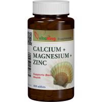 Calciu+magneziu+zinc 100cpr VITAKING