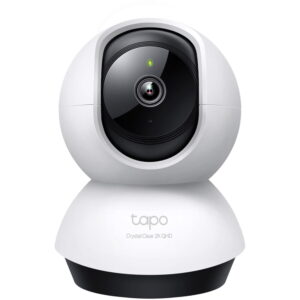 Camera Supraveghere IP Wireless interior Tapo C220, 2K 1296p, IR, Night Vision, Alb